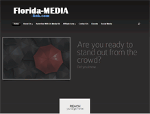 Tablet Screenshot of florida-media-link.com